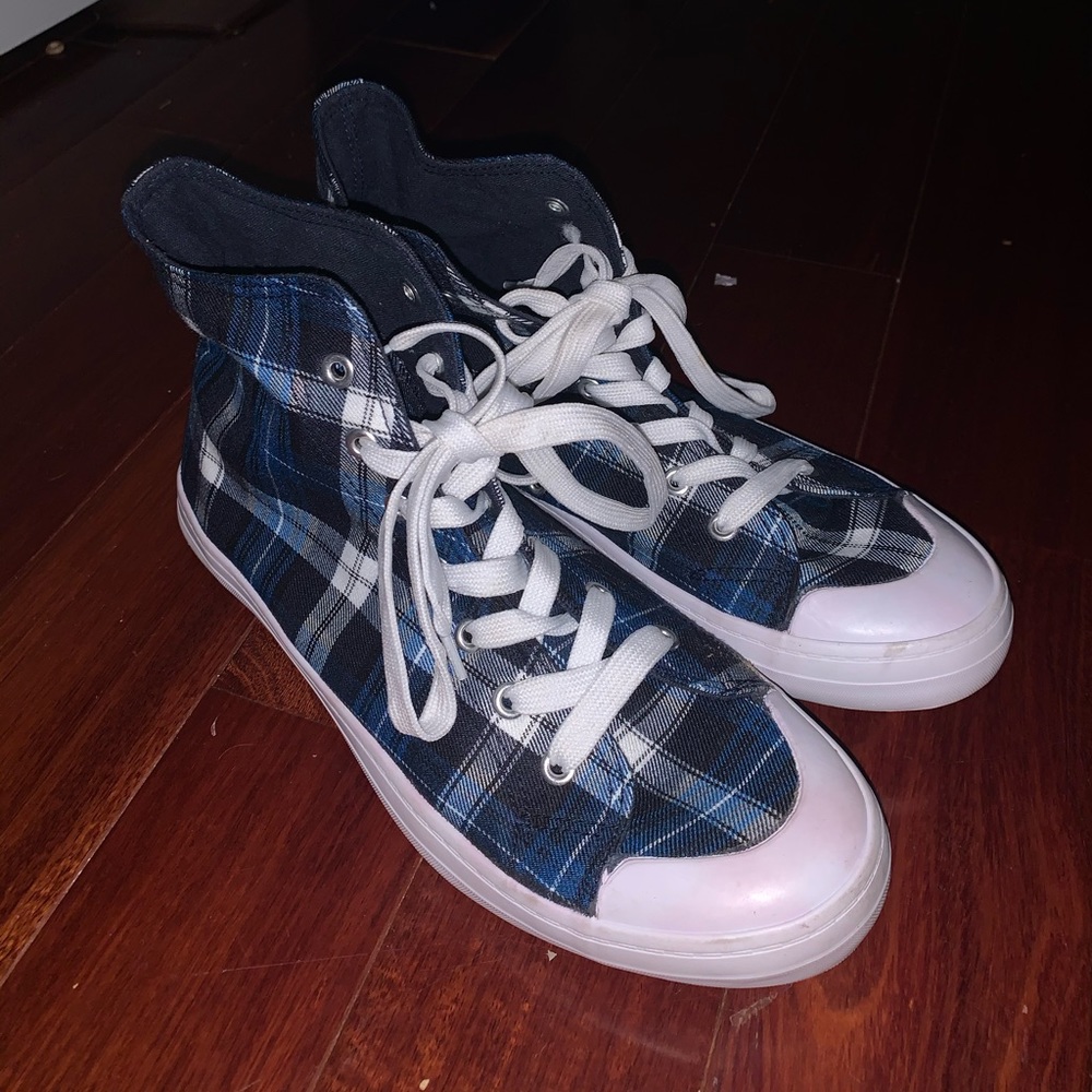 Converse Joe Boxer Hightop Plaid Sneakers